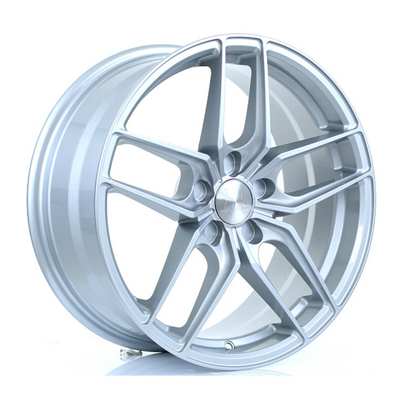 BOLA B11 18x8 CUSTOM PCD ET30 to 45 SILVER (Load Rated 700kg) www.srbpower.com