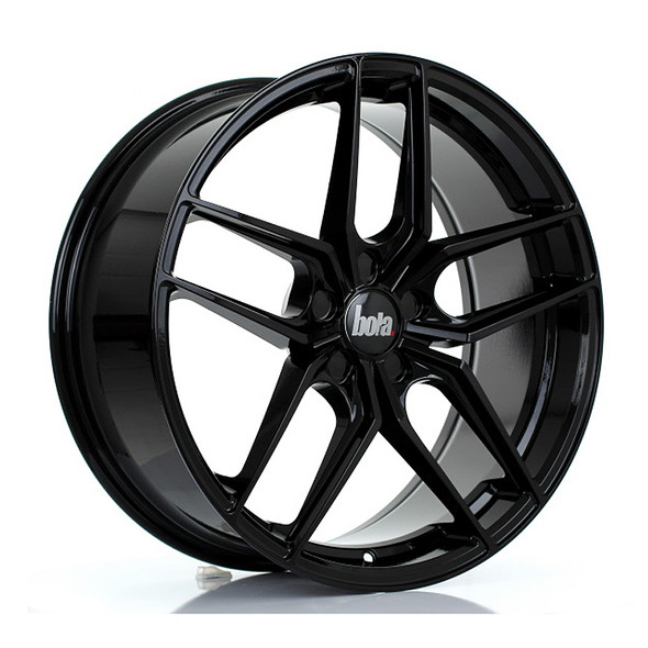 BOLA B11 20x8.5 CUSTOM PCD ET20 to 45 GLOSS BLACK (Load Rated 750kg) www.srbpower.com