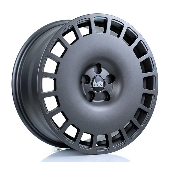 BOLA B12 18x8 CUSTOM PCD ET40 to 45 MATT GUNMETAL (Load Rated 700kg) www.srbpower.com