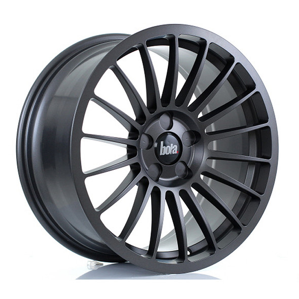 BOLA B14 18x8.5 CUSTOM PCD ET30 to 45 MATT GUNMETAL (Load Rated 700kg) www.srbpower.com