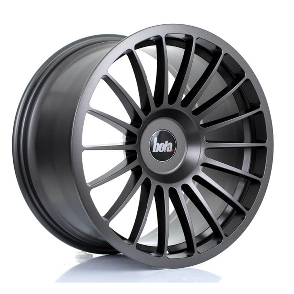 BOLA B14 18x9.5 CUSTOM PCD ET30 to 45 MATT GUNMETAL (Load Rated 700kg) www.srbpower.com