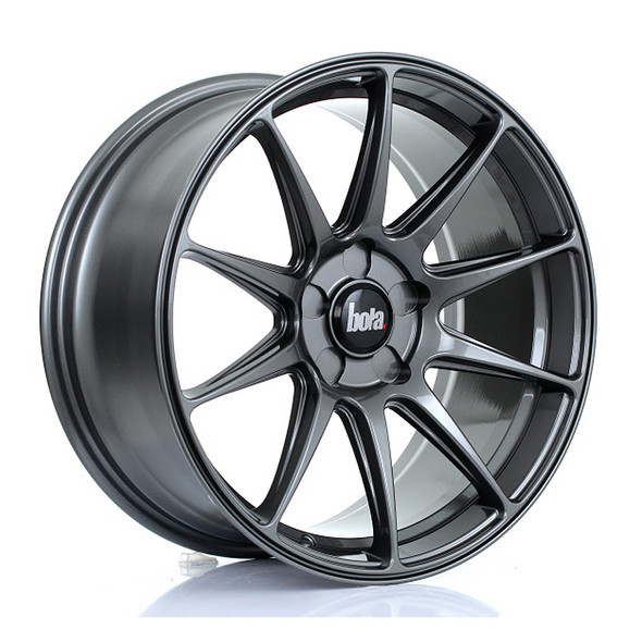 BOLA B15 18x8.5 CUSTOM PCD ET35 to 45 GLOSS GUNMETAL (Load Rated 700kg) www.srbpower.com