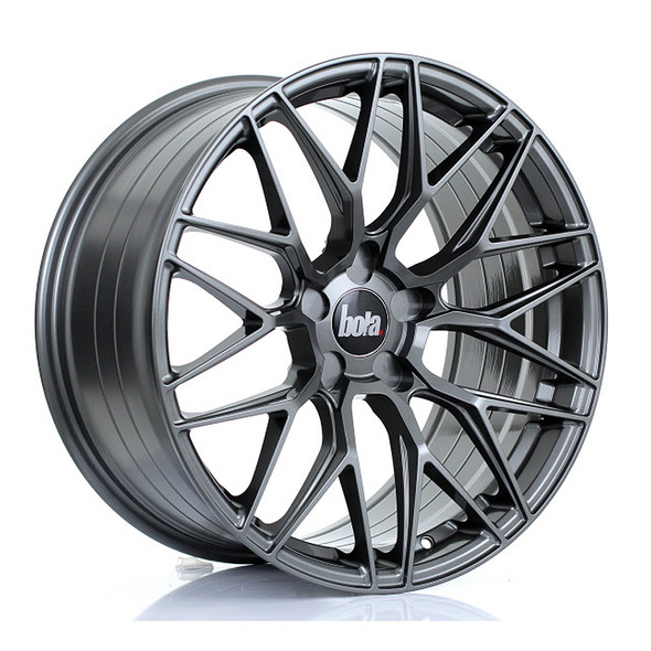 BOLA B17 19x9.5 CUSTOM PCD ET25 to 45 GLOSS GUNMETAL (Load Rated 735kg) www.srbpower.com