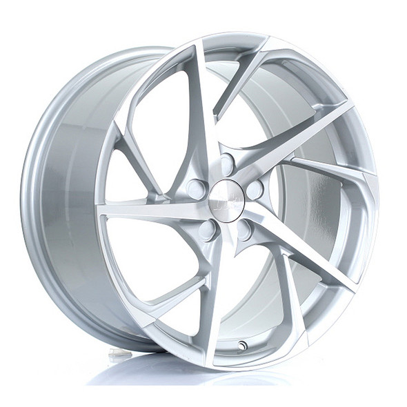 BOLA B18 19x9.5 CUSTOM PCD ET25 to 45 SILVER POLISHED FACE (Load Rated 735kg) www.srbpower.com