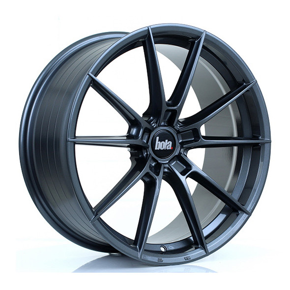 BOLA B19 19x8.5 CUSTOM PCD ET35 to 45 GLOSS GUNMETAL (Load Rated 700kg) www.srbpower.com