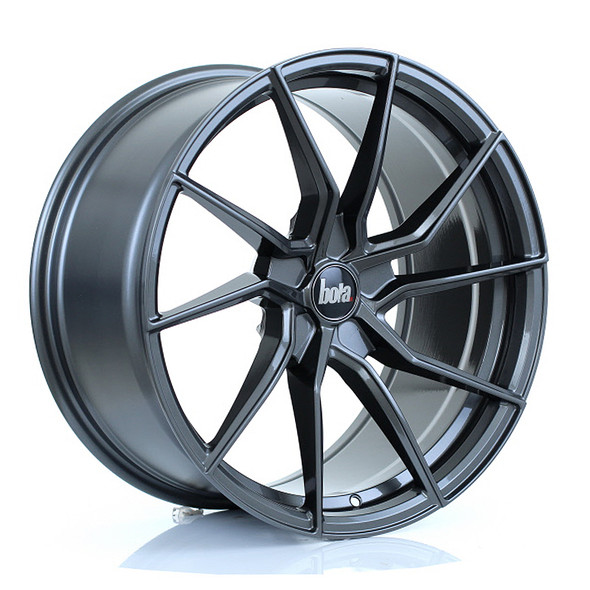 BOLA B25 19x9.5 CUSTOM PCD ET25 to 45 GLOSS GUNMETAL (Load Rated 735kg) www.srbpower.com