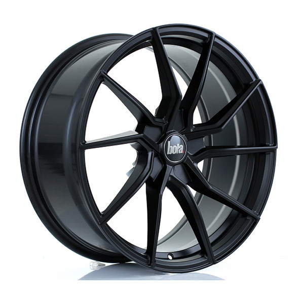 BOLA B25 19x8.5 CUSTOM PCD ET25 to 45 MATT BLACK (Load Rated 735kg) www.srbpower.com