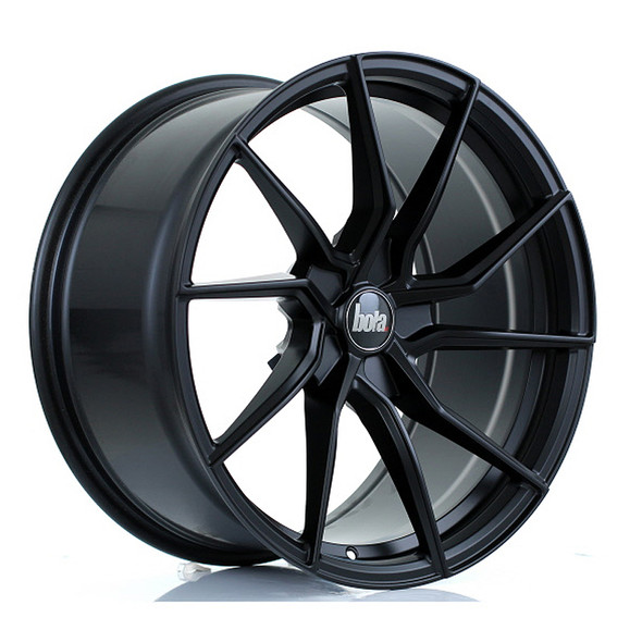 BOLA B25 19x9.5 CUSTOM PCD ET25 to 45 MATT BLACK (Load Rated 735kg) www.srbpower.com