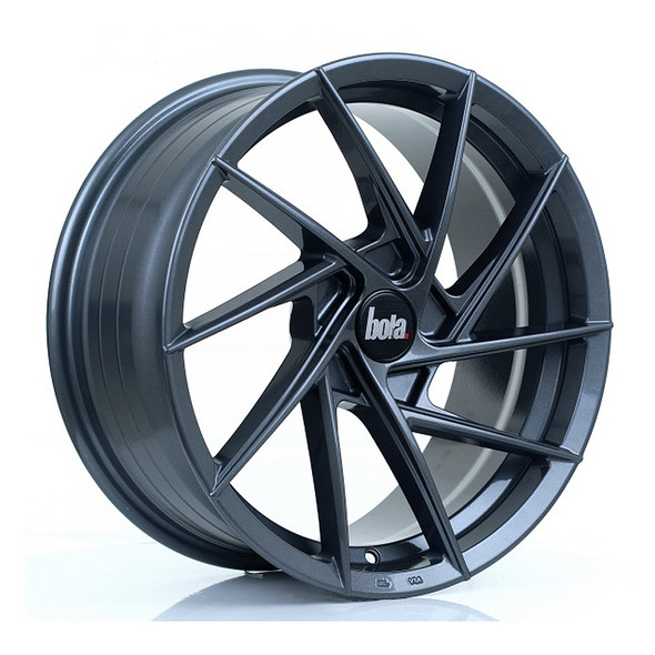 BOLA B26 17x7.5 CUSTOM PCD ET40 to 45 GLOSS GUNMETAL (Load Rated 700kg) www.srbpower.com