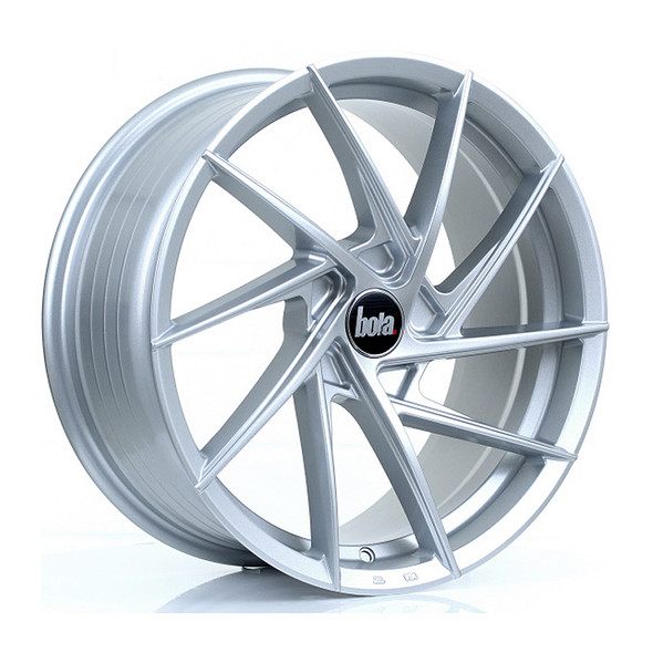 BOLA B26 18x8 CUSTOM PCD ET35 to 45 CRYSTAL SILVER (Load Rated 700kg) www.srbpower.com