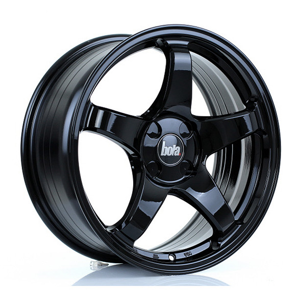BOLA B2R 17x7.5 4x108 ET40 GLOSS BLACK (Load Rated 690kg) www.srbpower.com