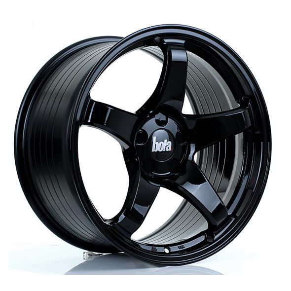 BOLA B2R 18x9.5 CUSTOM PCD ET30 to 45 GLOSS BLACK (Load Rated 700kg) www.srbpower.com