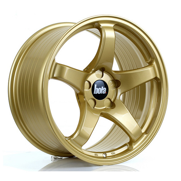 BOLA B2R 18x9.5 CUSTOM PCD ET30 to 45 GOLD (Load Rated 700kg) www.srbpower.com