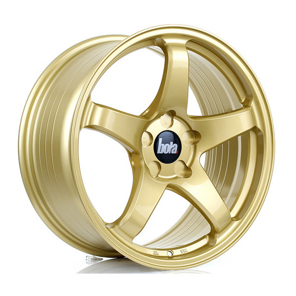 BOLA B2R 18x8.5 CUSTOM PCD ET40 to 45 GOLD (Load Rated 700kg) www.srbpower.com