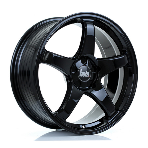BOLA B2R 19x8.5 CUSTOM PCD ET25 to 45 GLOSS BLACK (Load Rated 735kg) www.srbpower.com