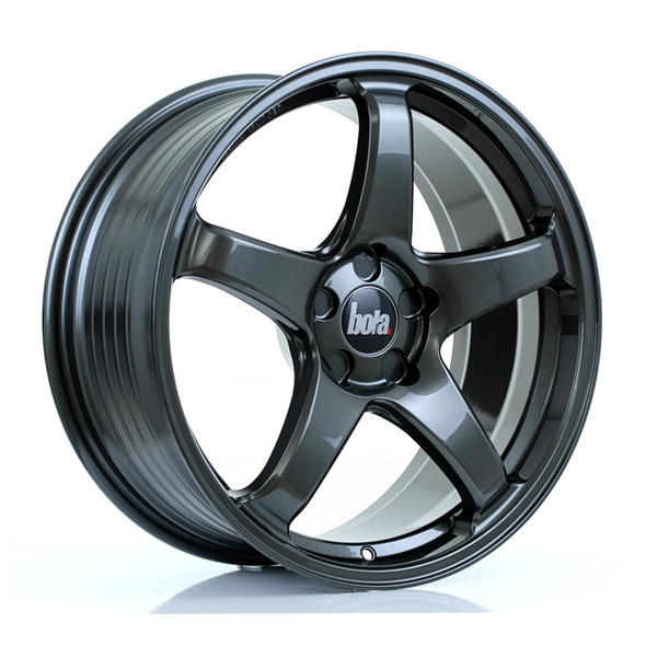 BOLA B2R 19x8.5 CUSTOM PCD ET25 to 45 GLOSS GUNMETAL (Load Rated 735kg) www.srbpower.com