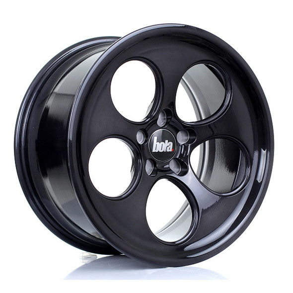 BOLA B5 18x9.5 CUSTOM PCD ET40 to 45 BLACK BRUSHED POLISHED FACE (Load Rated 815kg) www.srbpower.com