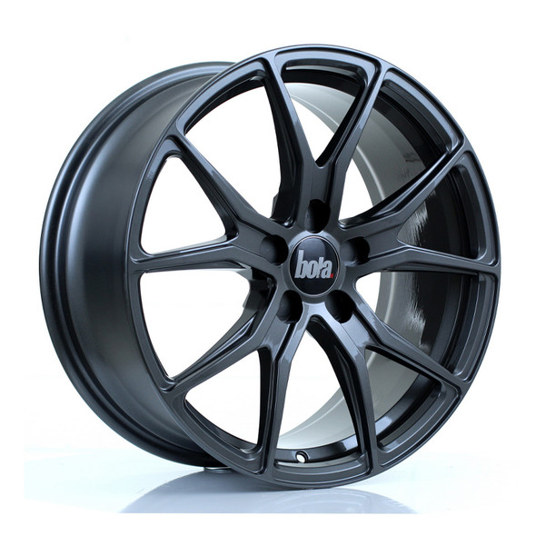BOLA B6 18x8 CUSTOM PCD ET30 to 45 GLOSS GUNMETAL (Load Rated 700kg) www.srbpower.com
