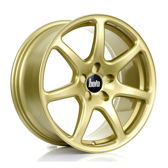 BOLA B7 18x8.5 CUSTOM PCD ET25 to 45 GOLD (Load Rated 700kg) www.srbpower.com