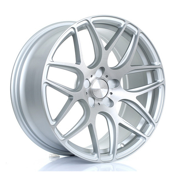 BOLA B8R 18x8.5 CUSTOM PCD ET40 to 45 MATT SILVER BRUSHED POLISHED (Load Rated 815kg) www.srbpower.com