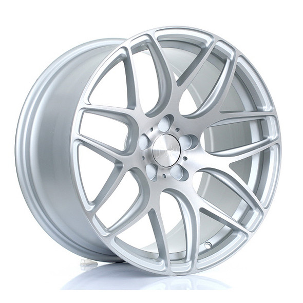 BOLA B8R 18x9.5 CUSTOM PCD ET25 to 45 MATT SILVER BRUSHED POLISHED (Load Rated 815kg) www.srbpower.com