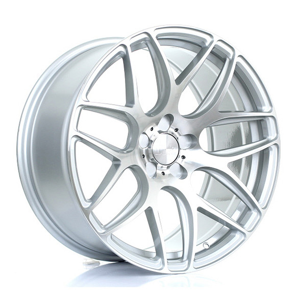 BOLA B8R 19x9.5 CUSTOM PCD ET25 to 45 SILVER POLISHED FACE (Load Rated 815kg) www.srbpower.com