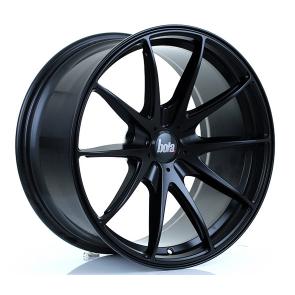 BOLA B9 18x9 CUSTOM PCD ET30 to 45 MATT BLACK (Load Rated 700kg) www.srbpower.com