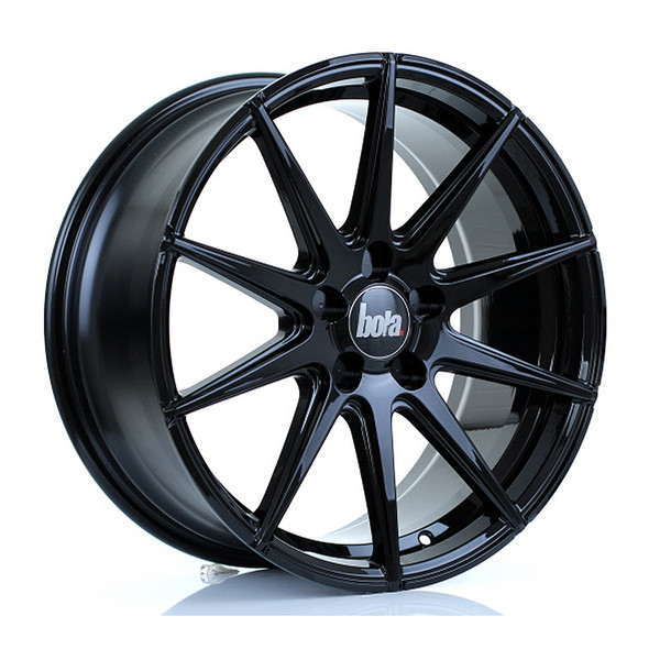 BOLA CSR 18x8 CUSTOM PCD ET40 to 45 GLOSS BLACK (Load Rated 700kg) www.srbpower.com