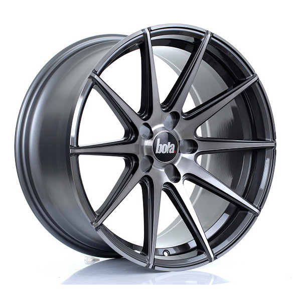 BOLA CSR 19x9.5 CUSTOM PCD ET25 to 45 TITANIUM (Load Rated 815kg) www.srbpower.com
