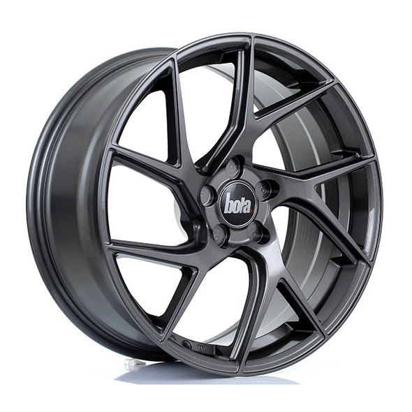 BOLA FLA 19x8.5 CUSTOM PCD ET20 to 58 GLOSS GUNMETAL (Load Rated 735kg) www.srbpower.com