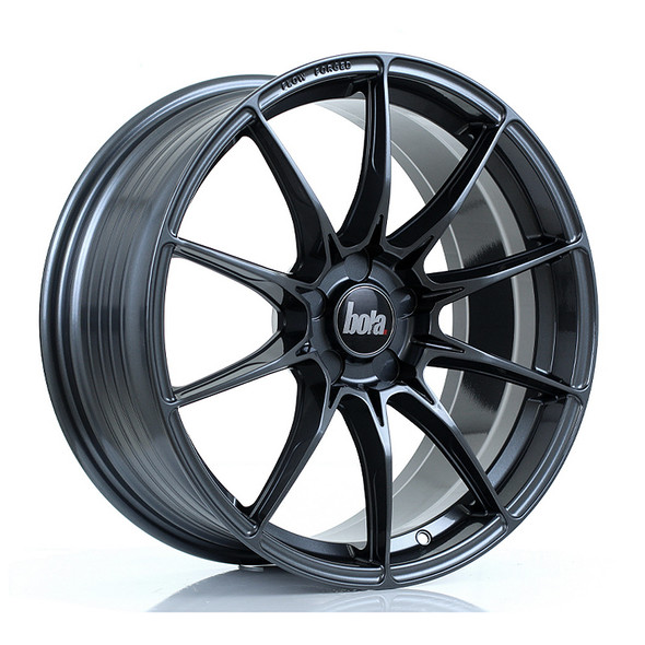 BOLA FLB 19x8.5 CUSTOM PCD ET25 to 45 GLOSS GUNMETAL (Load Rated 735kg) www.srbpower.com