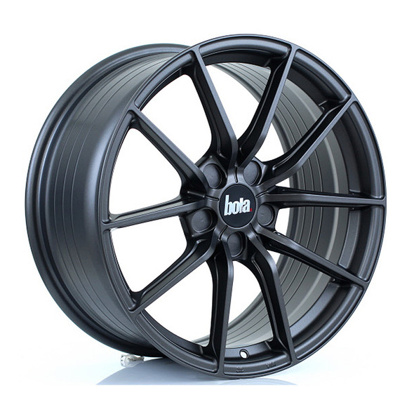 BOLA FLC 18x8.5 5x108 ET42 MATT GUNMETAL (Load Rated 700kg) www.srbpower.com