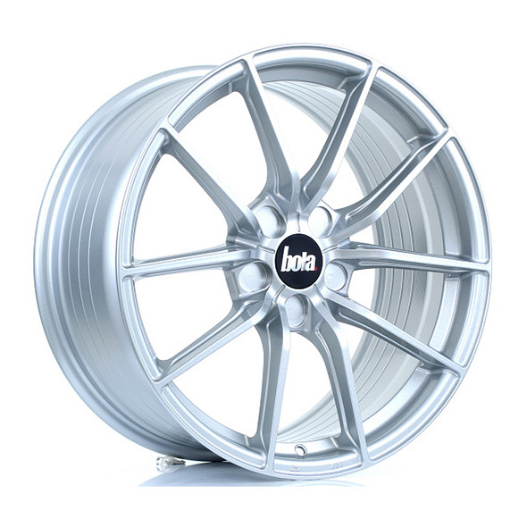 BOLA FLC 18x8.5 CUSTOM PCD ET25 to 45 CRYSTAL SILVER (Load Rated 700kg) www.srbpower.com