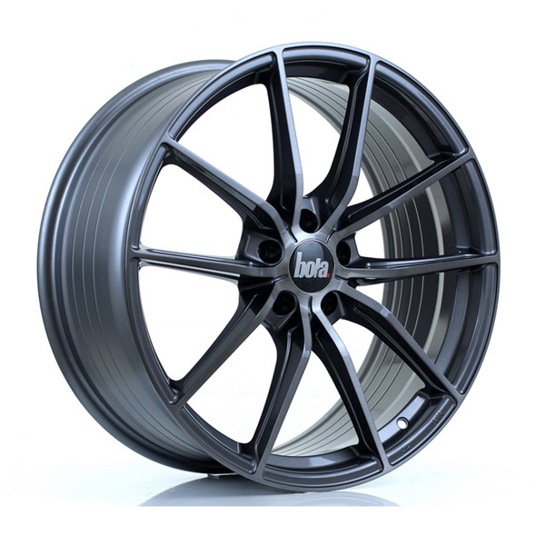 BOLA FLC 20x8.5 CUSTOM PCD ET35 TITANIUM BRUSHED (Load Rated 850kg) www.srbpower.com
