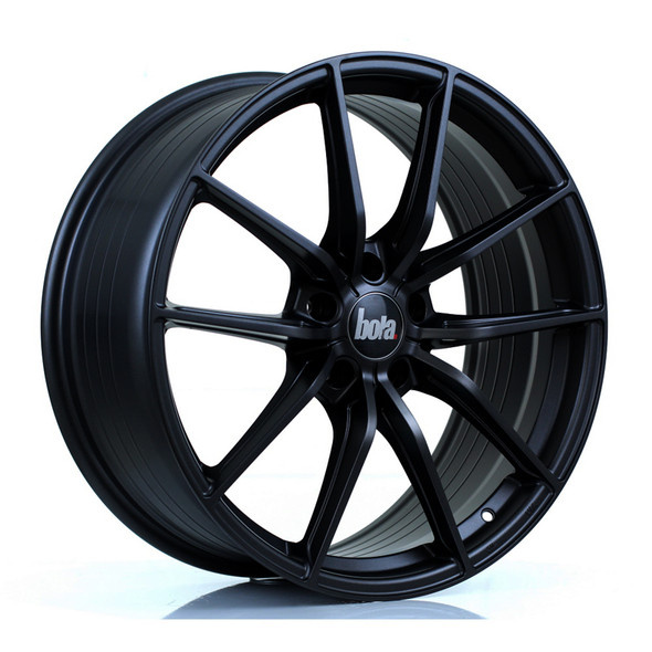 BOLA FLC 20x8.5 CUSTOM PCD ET38 to 50 MATT BLACK (Load Rated 850kg) www.srbpower.com