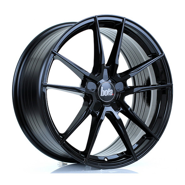 BOLA FLD 19x8.5 CUSTOM PCD ET25 to 63 GLOSS BLACK (Load Rated 735kg) www.srbpower.com
