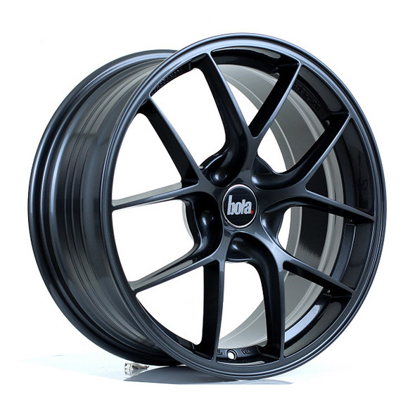 BOLA FLE 18x8 CUSTOM PCD ET40 to 50 GLOSS GUNMETAL (Load Rated 700kg) www.srbpower.com