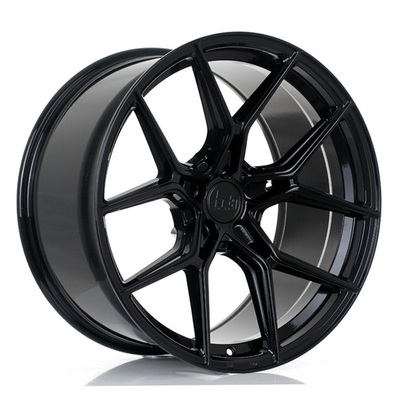 BOLA FLG 20x11 CUSTOM PCD ET15 to 50 GLOSS BLACK (Load Rated 1kg) www.srbpower.com