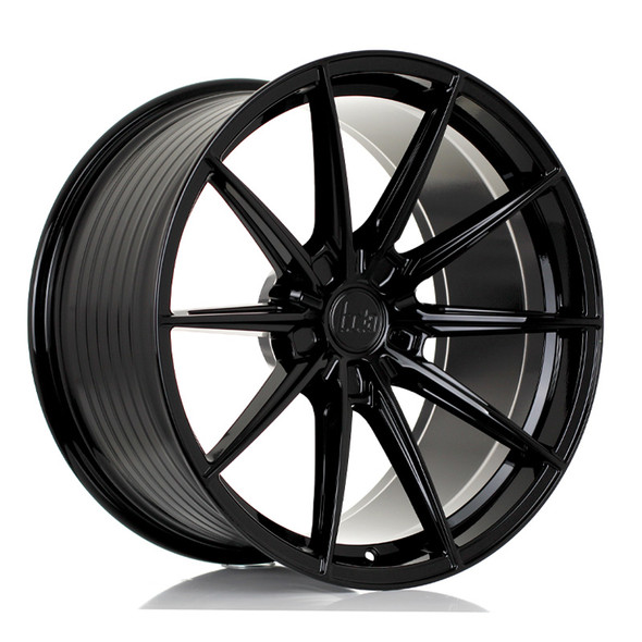 BOLA FLK 20x10.5 CUSTOM PCD ET10 to 50 GLOSS BLACK (Load Rated 900kg) www.srbpower.com