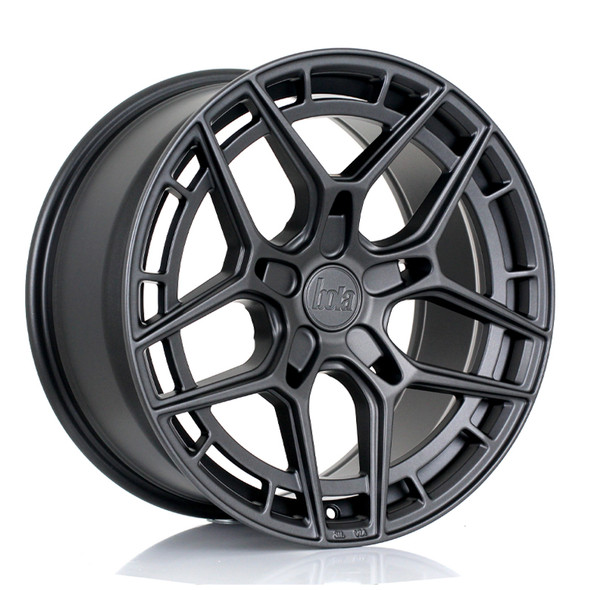 BOLA FLQ 18x8.5 CUSTOM PCD ET30 to 45 MATT GUNMETAL (Load Rated 735kg) www.srbpower.com
