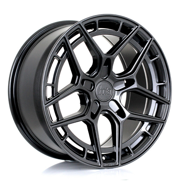 BOLA FLQ 18x8.5 CUSTOM PCD ET40 to 50 GLOSS GUNMETAL (Load Rated 735kg) www.srbpower.com