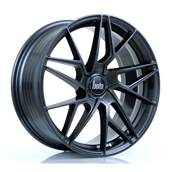 BOLA FLR 19x8.5 CUSTOM PCD ET40 to 45 GLOSS GUNMETAL (Load Rated 735kg) www.srbpower.com