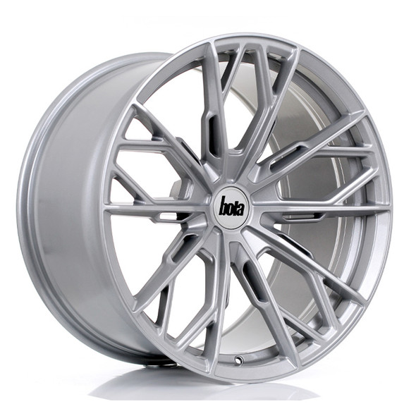 BOLA FLS 19x8.5 CUSTOM PCD ET15 to 50 CRYSTAL SILVER (Load Rated 865kg) www.srbpower.com