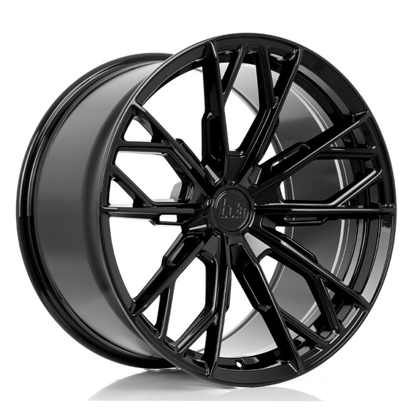 BOLA FLS 20x11 CUSTOM PCD ET15 to 50 GLOSS BLACK (Load Rated 900kg) www.srbpower.com
