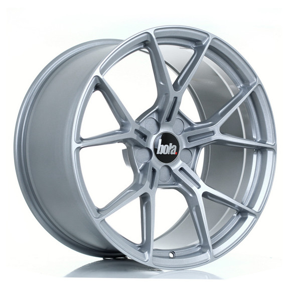 BOLA FLY 18x8 CUSTOM PCD ET30 to 50 CRYSTAL SILVER (Load Rated 735kg) www.srbpower.com