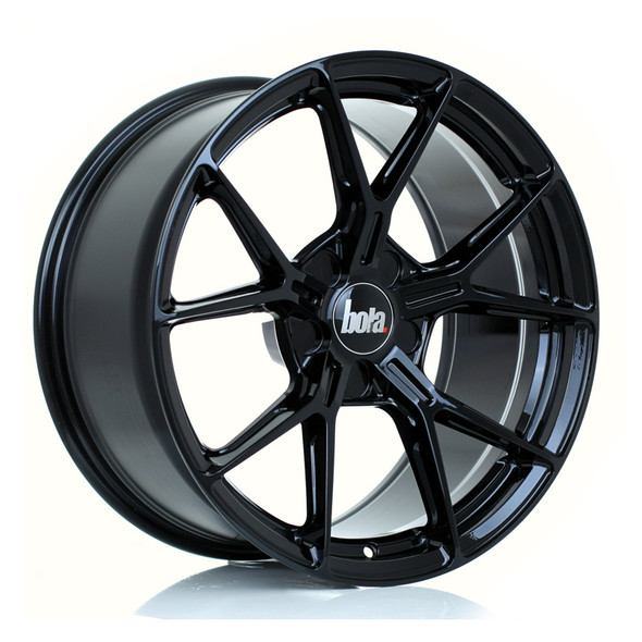 BOLA FLY 18x9 CUSTOM PCD ET15 to 47 GLOSS BLACK (Load Rated 735kg) www.srbpower.com