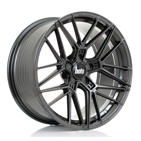 BOLA FLZ 20x9.5 CUSTOM PCD ET25 to 50 GLOSS GUNMETAL (Load Rated 860kg) www.srbpower.com