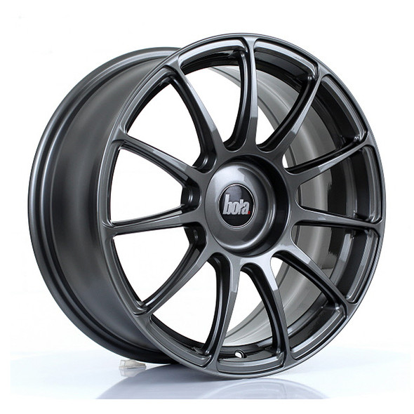 BOLA VST 17x7.5 CUSTOM PCD ET40 to 45 GLOSS GUNMETAL (Load Rated 690kg) www.srbpower.com