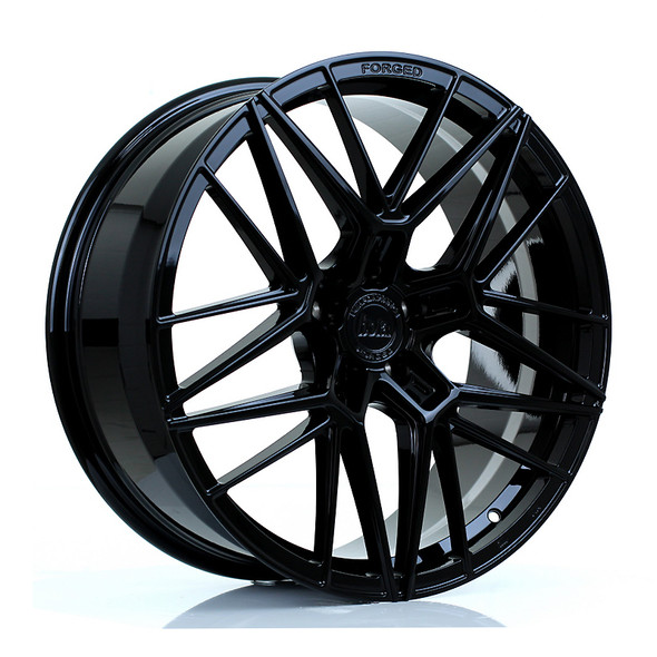 BOLA (FORGED) FP1 20x8.5 5x112 ET25 GLOSS BLACK (Load Rated 1kg) www.srbpower.com