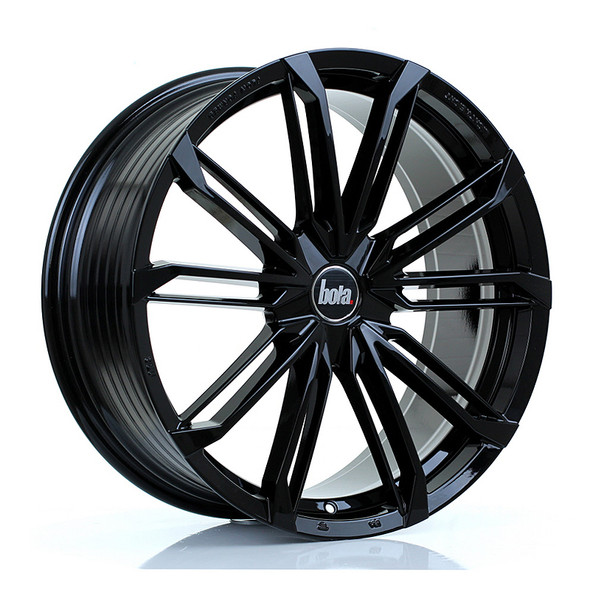 BOLA VANSPORT B23 20x8.5 CUSTOM PCD ET38 to 45 GLOSS BLACK (Load Rated 865kg) www.srbpower.com